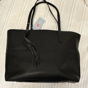 Large leather tote bag - NWT